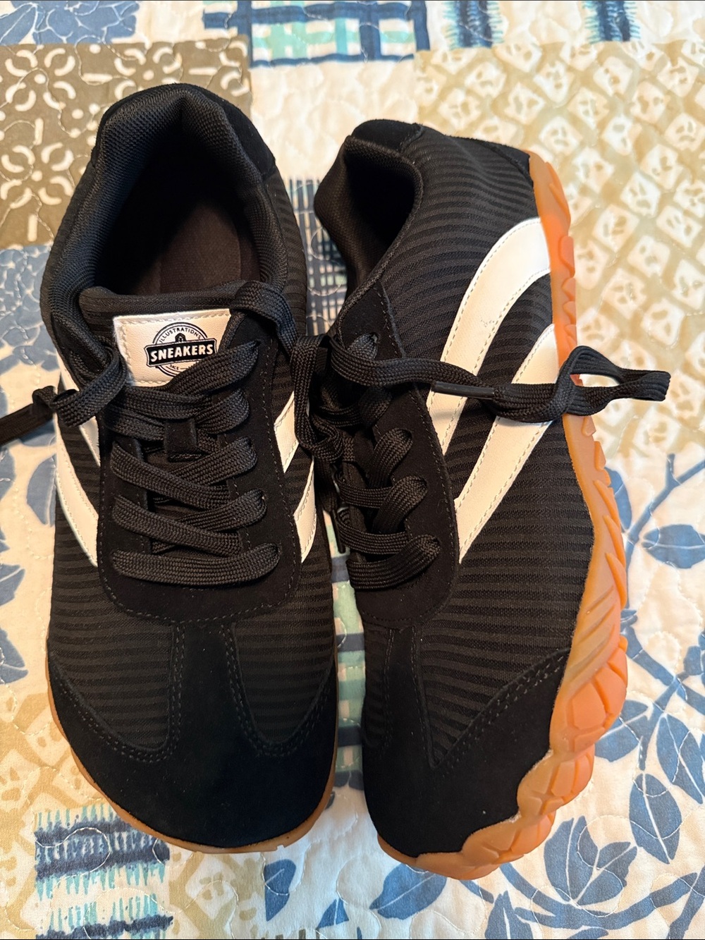 Barefoot Women's Black, White, and Orange